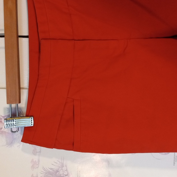 Ann Taylor Loft Petite Marissa Skinny Red Stretch Pants Women's Size 4p - Picture 2 of 7